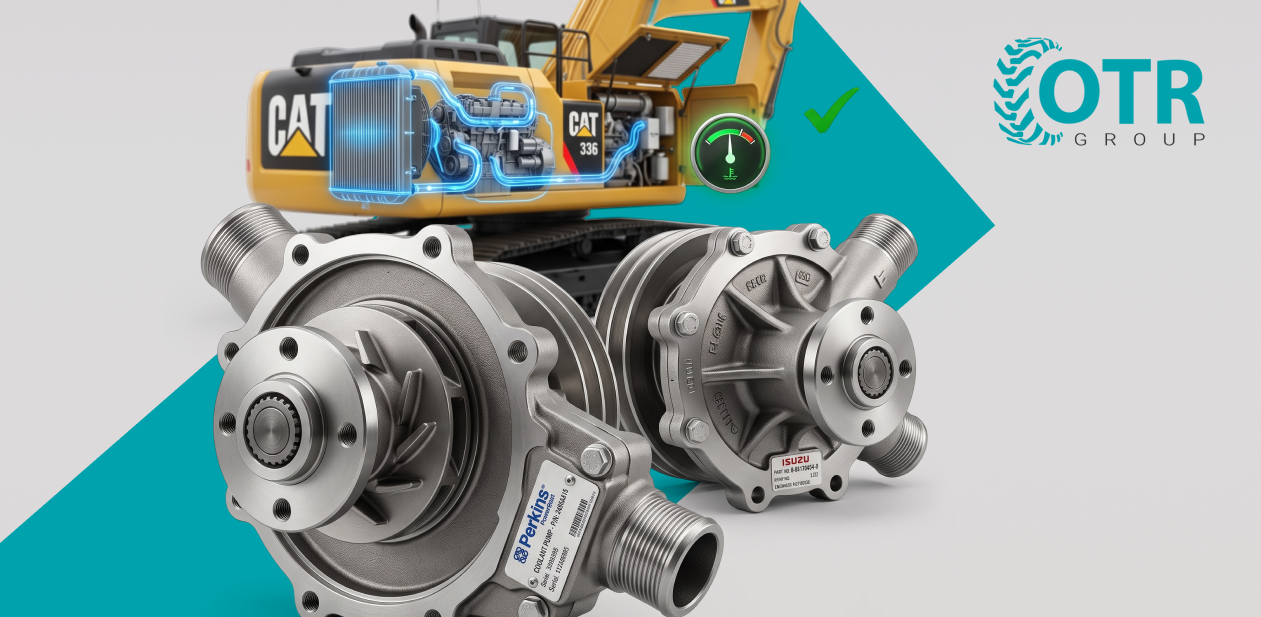 Водяные помпы для спецтехники CAT, KOMATSU, HITACHI, JCB, VOLVO – в наличии на складе